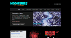 Desktop Screenshot of neonskiesstudio.com